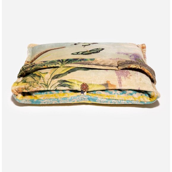 Johnny Was Rawi Janie Favorite Kimono Sleeve Tee Shirt Wild Animal Green Top NEW - Picture 10 of 10